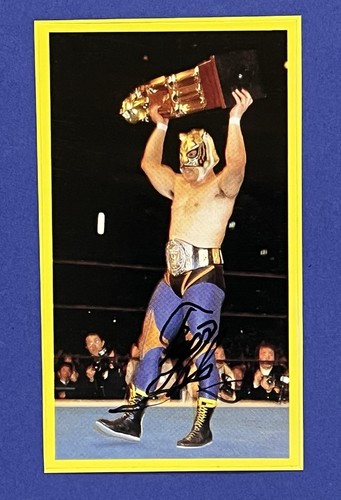 Adesivo wrestling autografato
