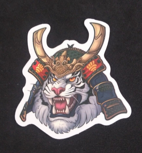 Adesivo maschera samurai
